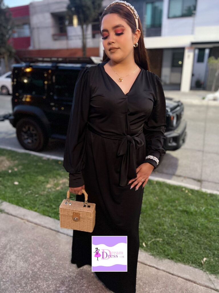 Vestido Negro Satin (5)